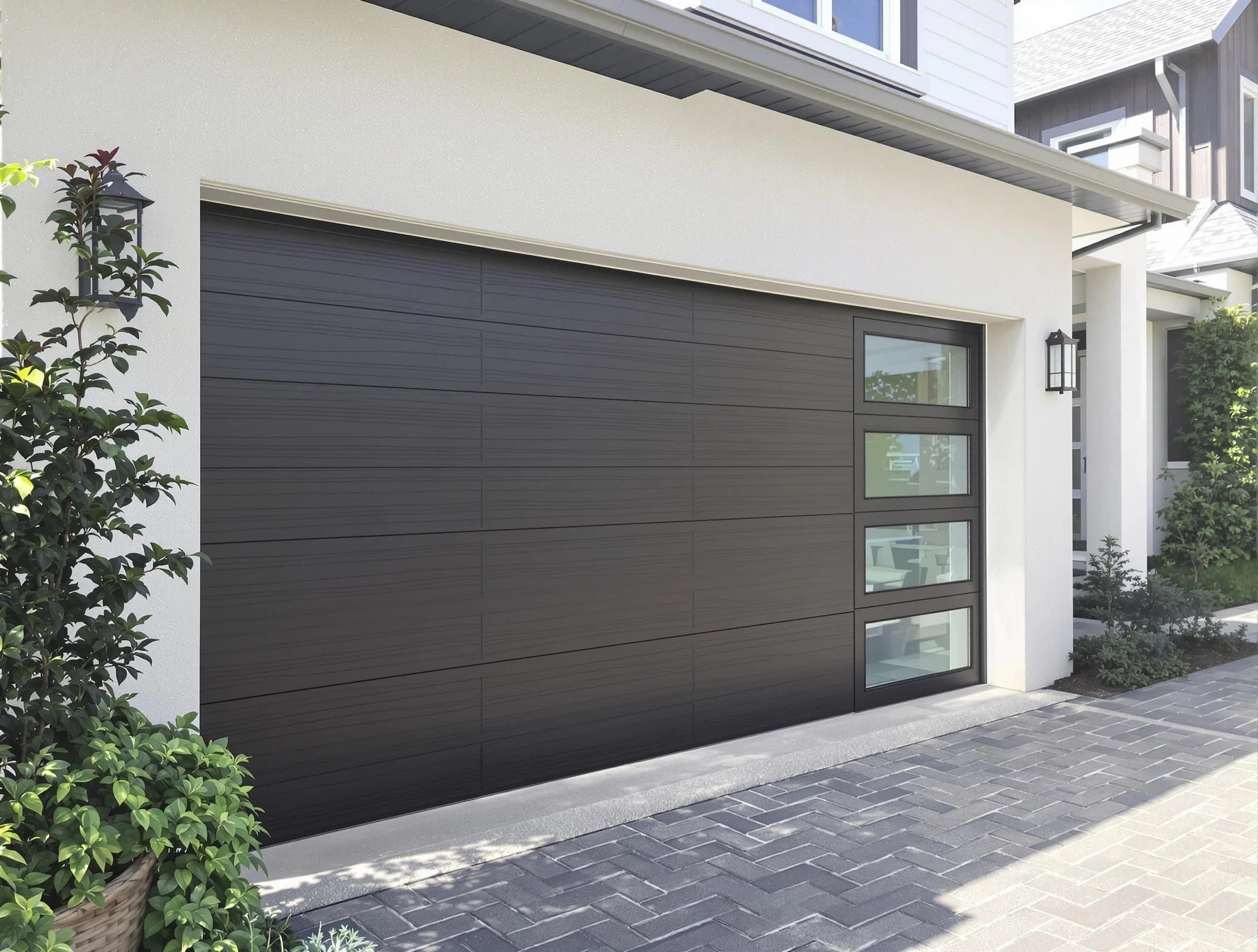 Custom garage door installation by Butler Garage Door Repair in Butler