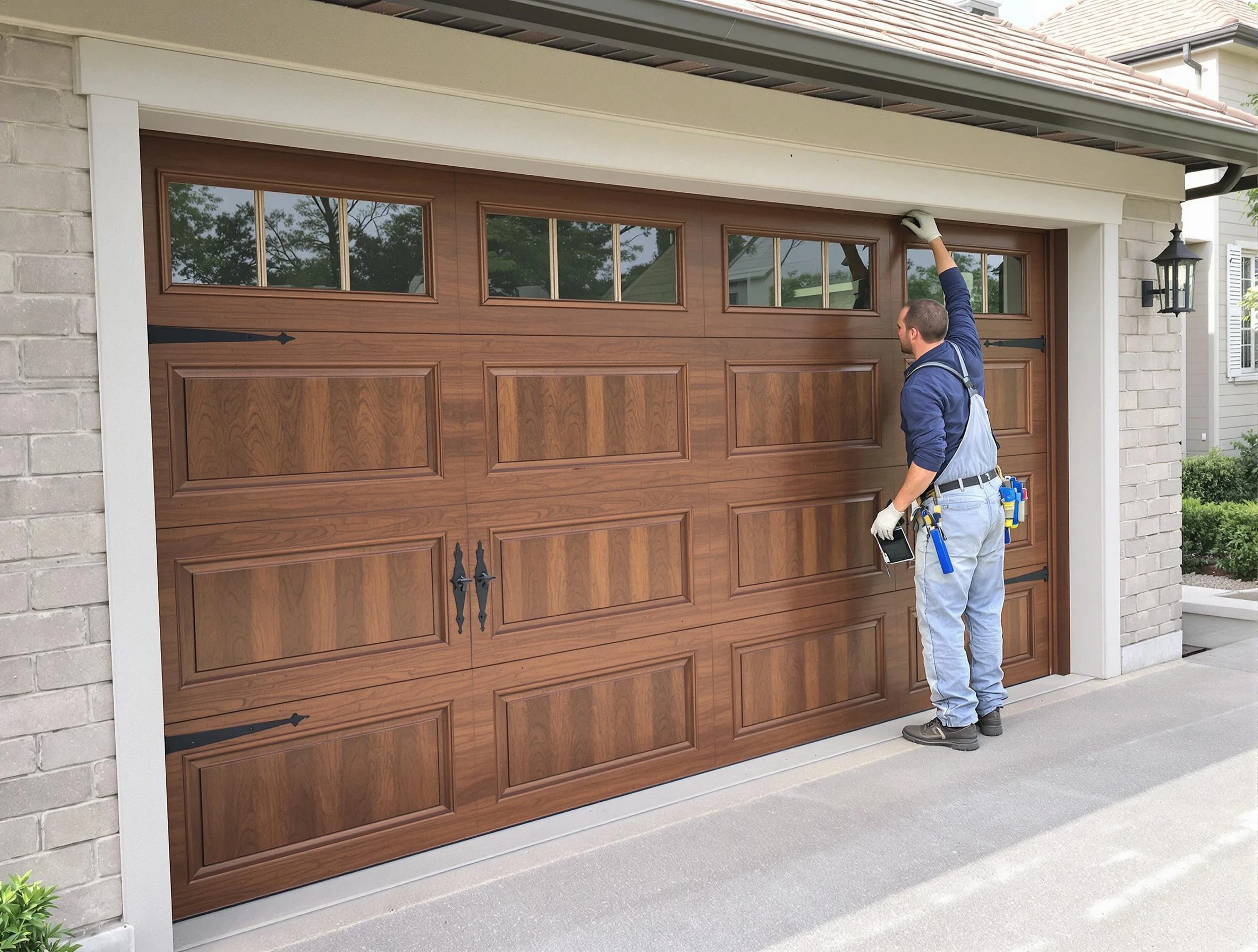 Custom garage door showcase by Butler Garage Door Repair in Butler