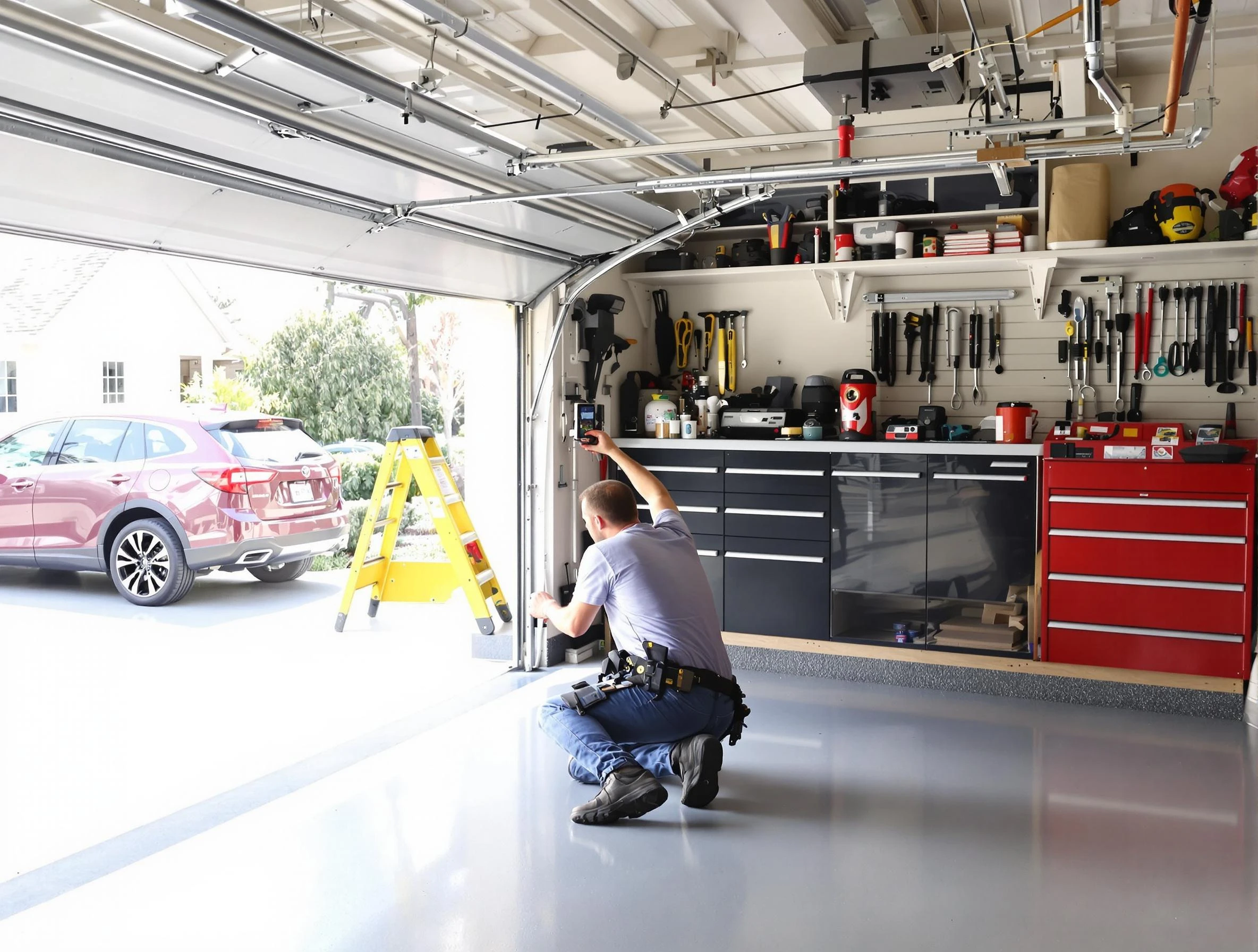 Local garage door repair service by Butler Garage Door Repair in Butler