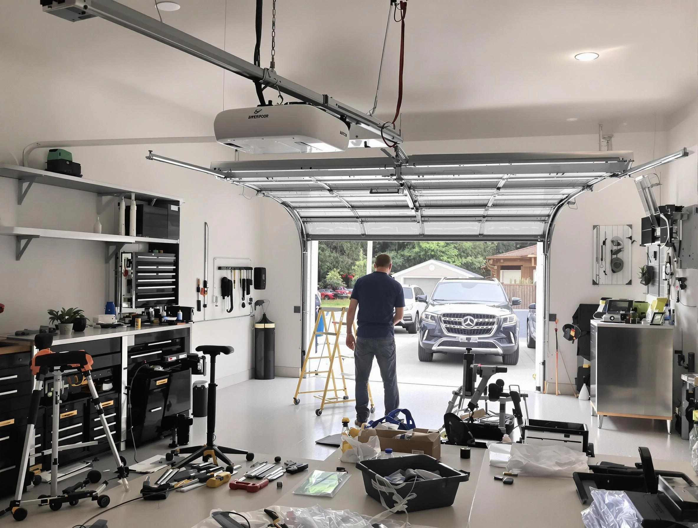 Garage door opener installation by Butler Garage Door Repair in Butler